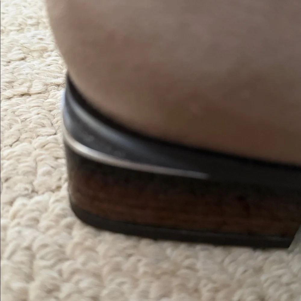 Alfani Suede Tan Ankle Booties - Picture 5 of 7